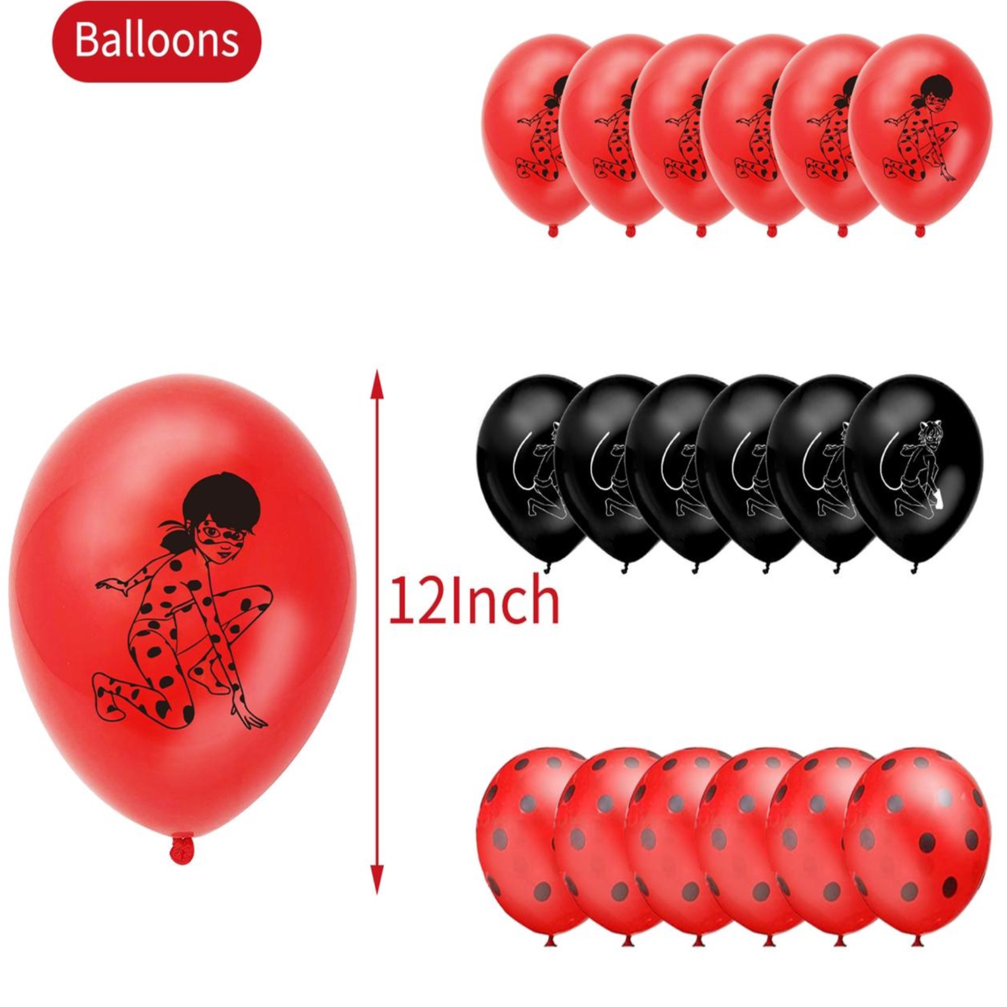 Globos De Cumpleaños Decoración Kit De Fiesta Super heroína 