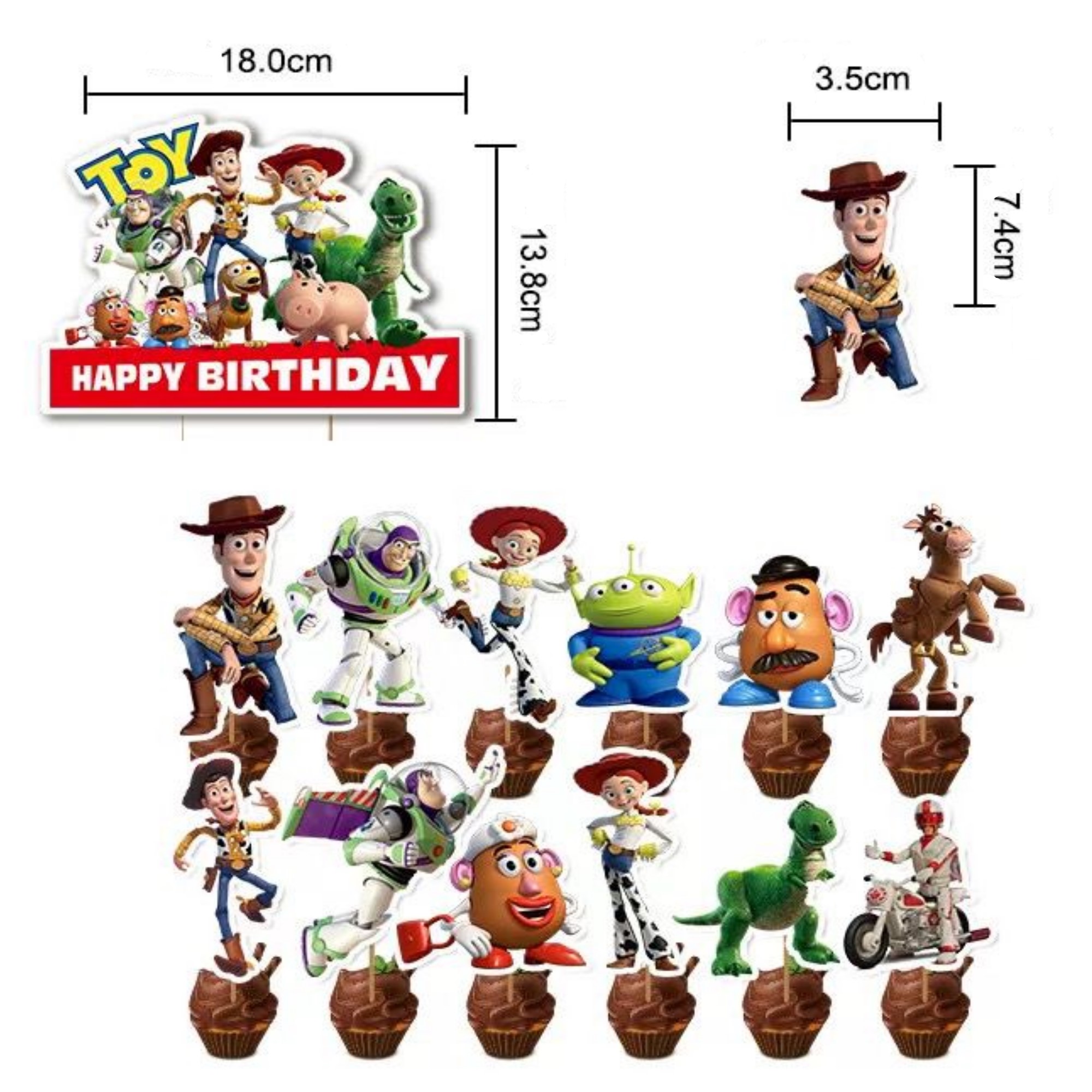 Globos De Cumpleaños Decoración Kit De Fiesta  TOY STORY