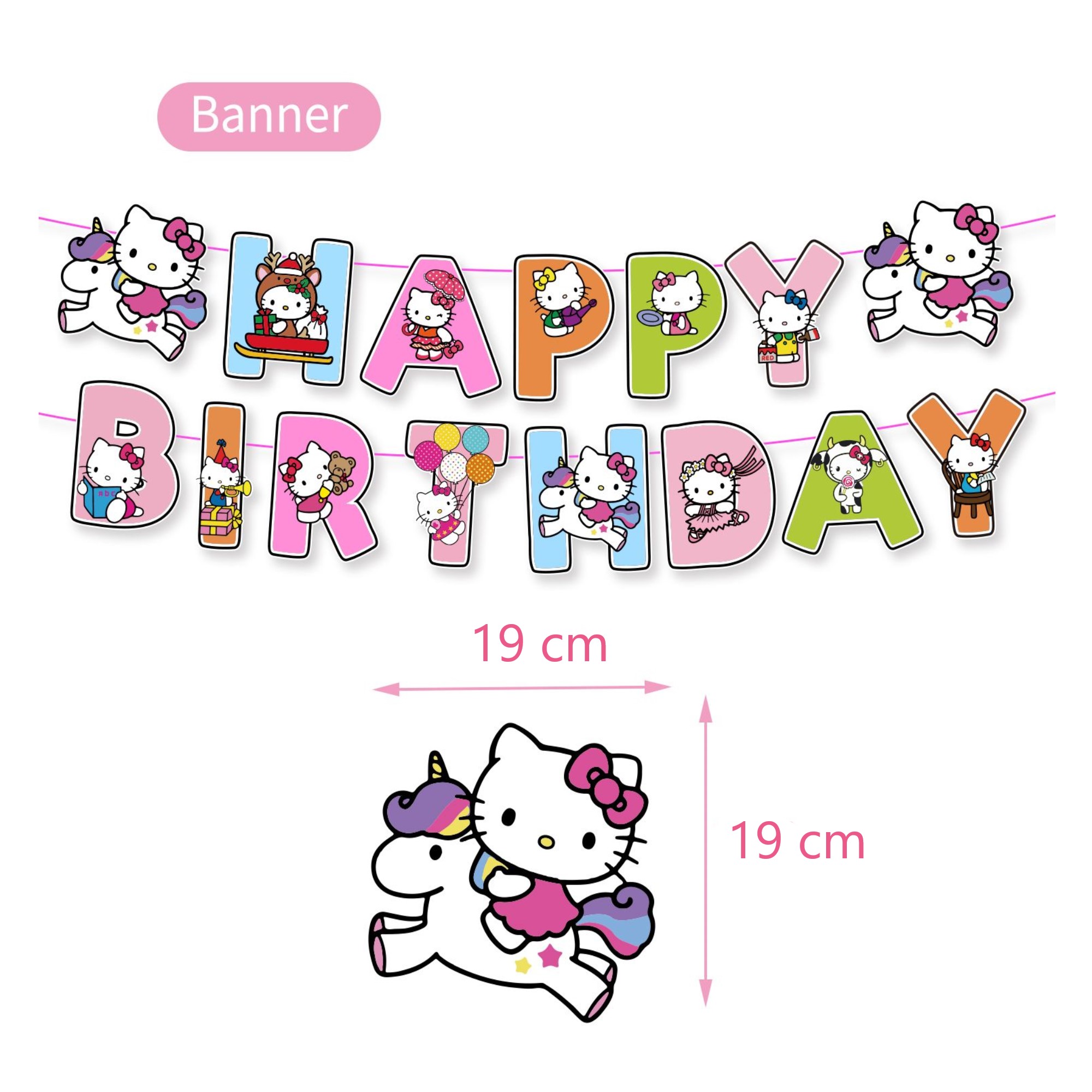 Globos De Cumpleaños Decoración Kit De Fiesta HELLO KITTY