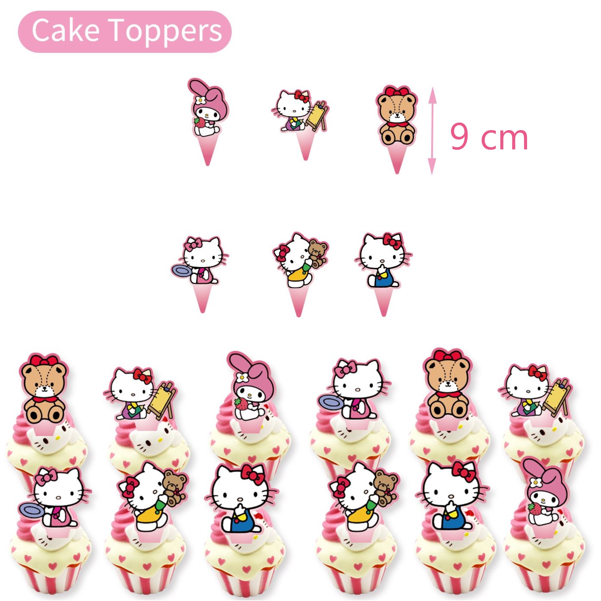 Globos De Cumpleaños Decoración Kit De Fiesta HELLO KITTY