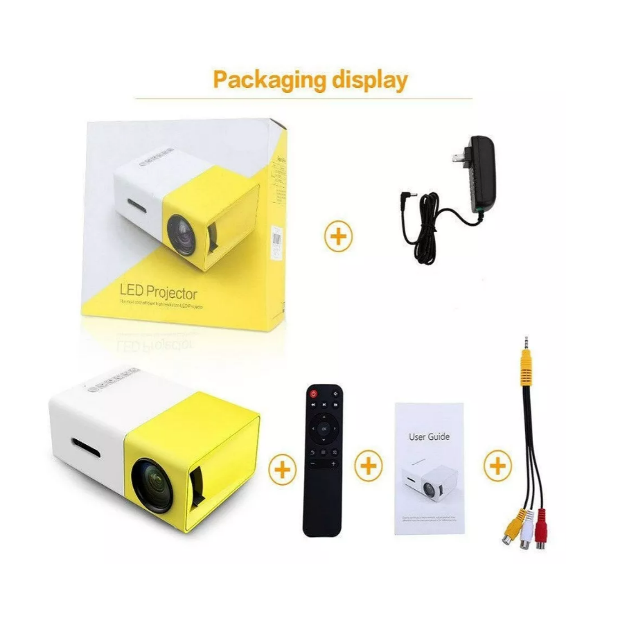 Mini Proyector Portátil Led Hd 1080p Para Cine En Casa