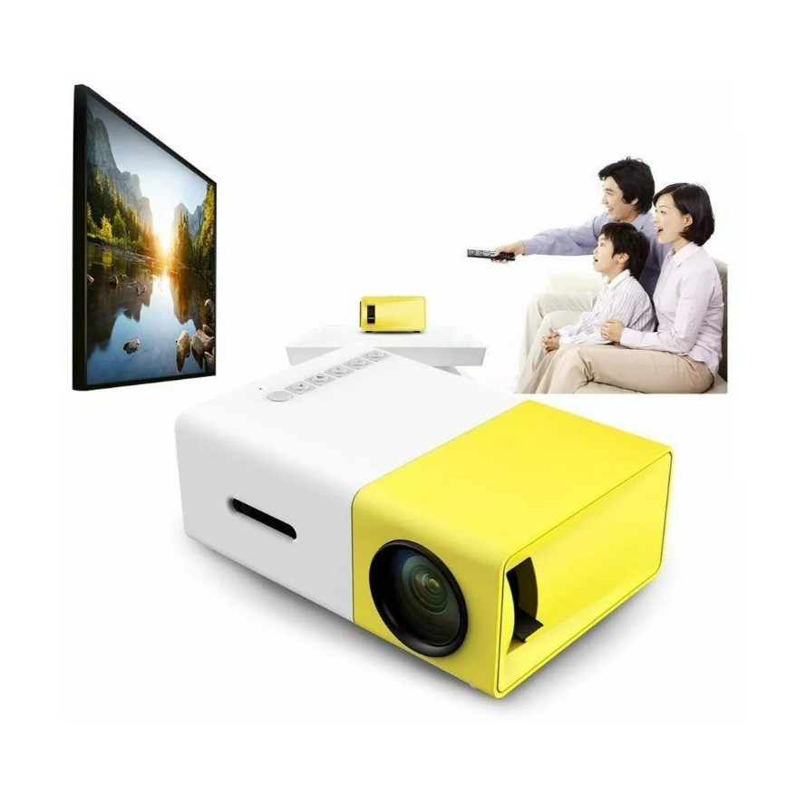 Mini Proyector Portátil Led Hd 1080p Para Cine En Casa