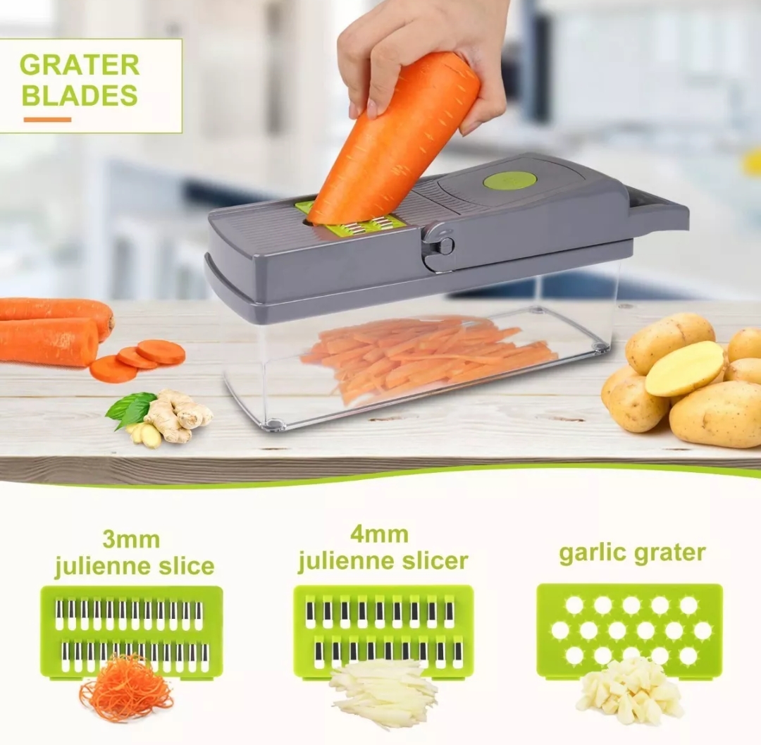 Cortador Rebanador Picador Manual De Verduras Fruta Rallador