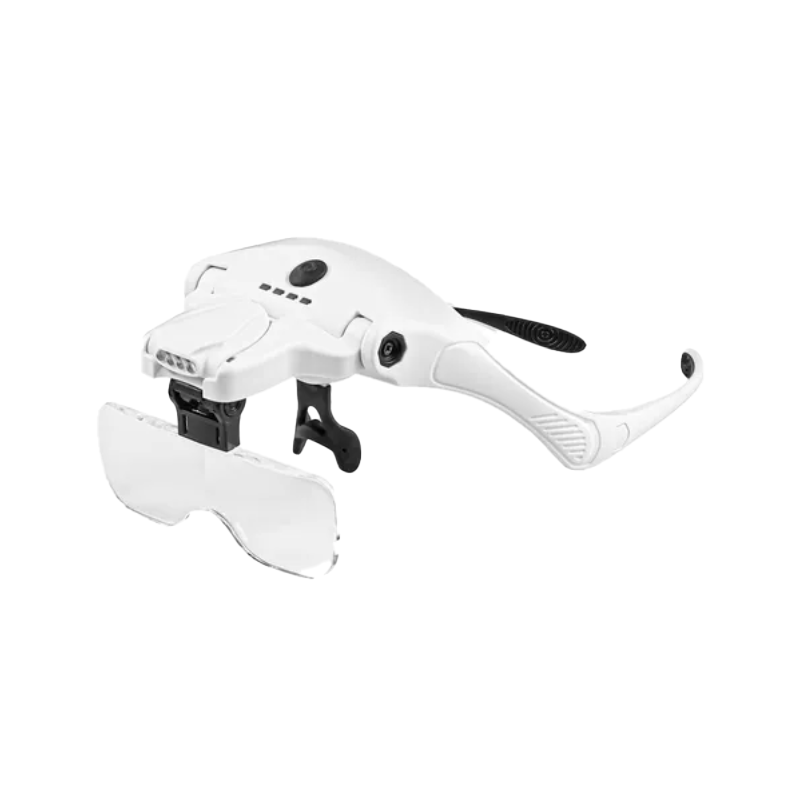 Lentes Lupa Luz Led Para Microblading Extensión De Pestañas