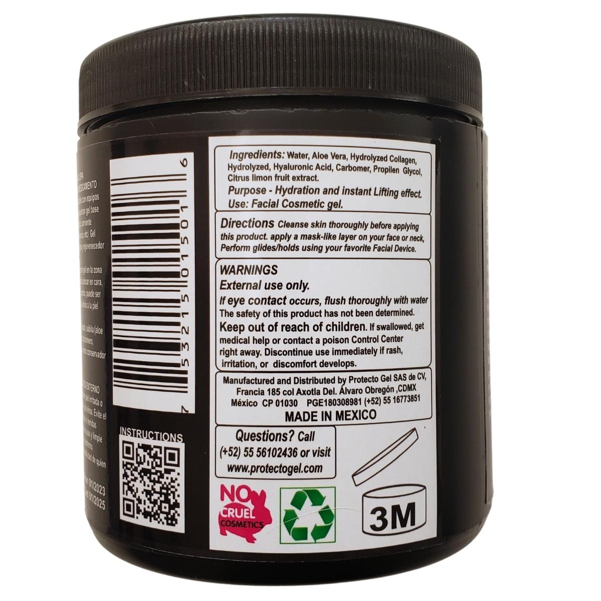 Gel Conductor Efecto Lifting Facial Y Humectante Protecto