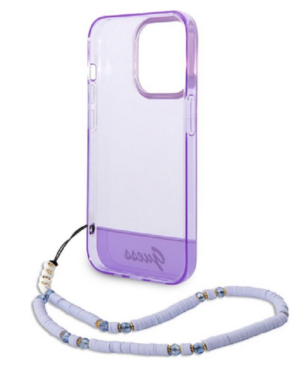 Funda Guess Translucent Strap Morado IPhone 14 Pro Max
