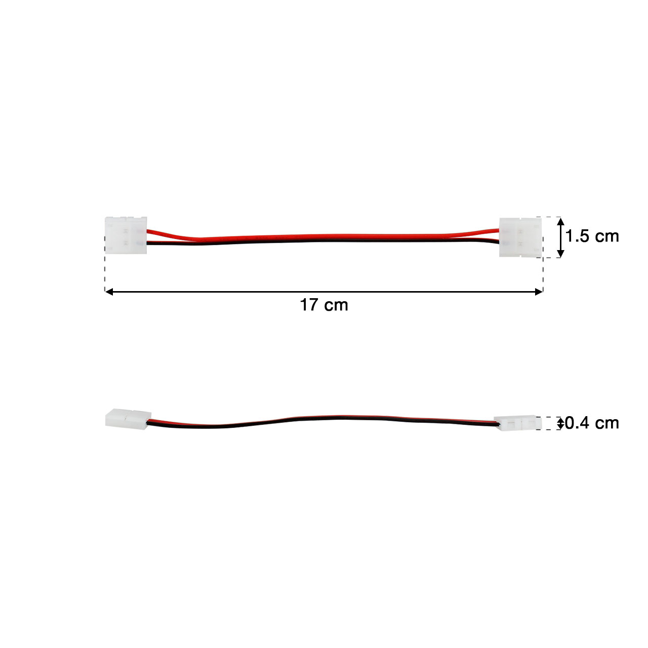 50 Conectores Para Tira Led Smd 5050 3528 2 Pines 12v