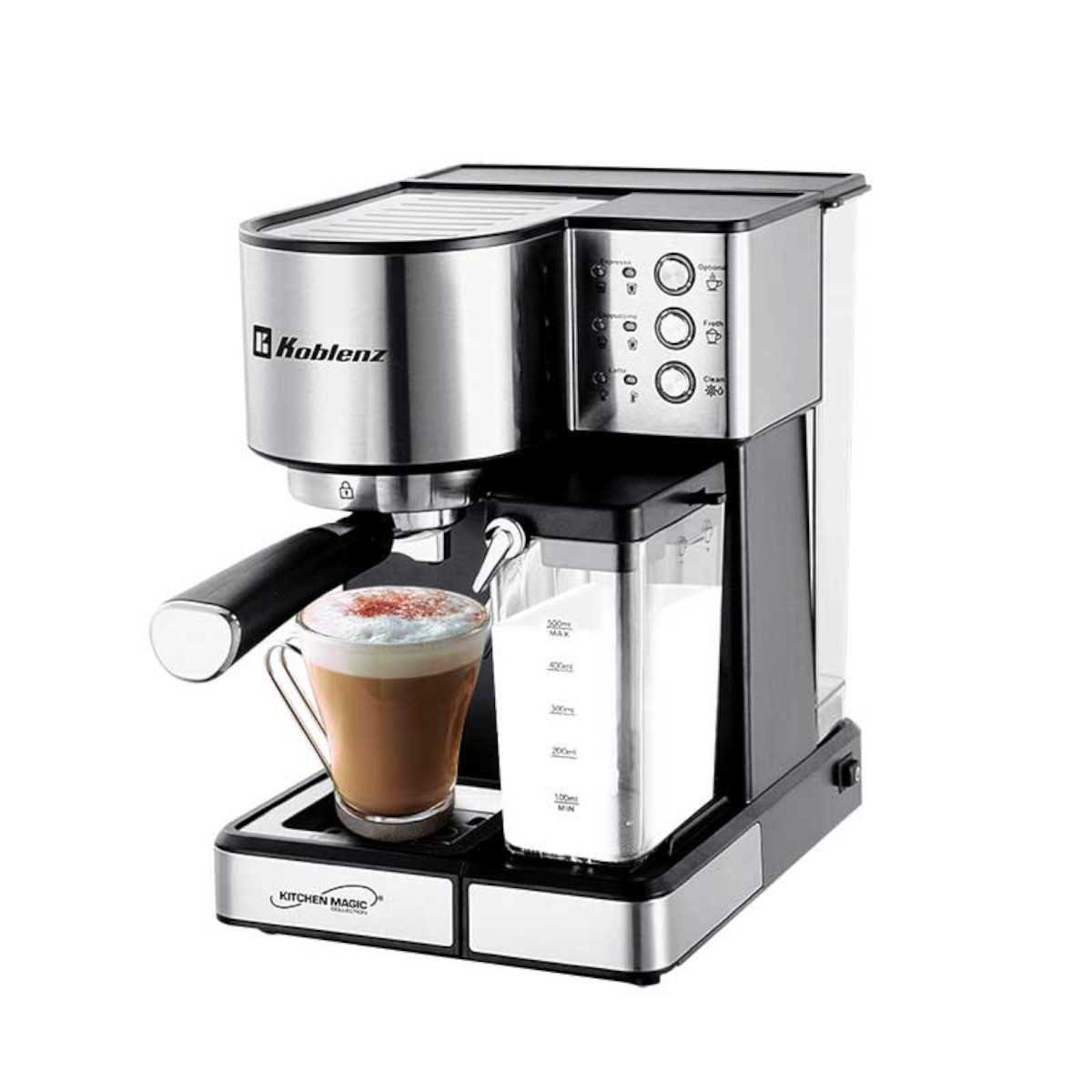 Cafetera Espresso y Latte Koblenz CKM-1350 15 bar 1.8Lt