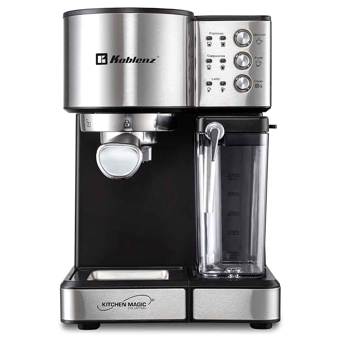 Cafetera Espresso y Latte Koblenz CKM-1350 15 bar 1.8Lt