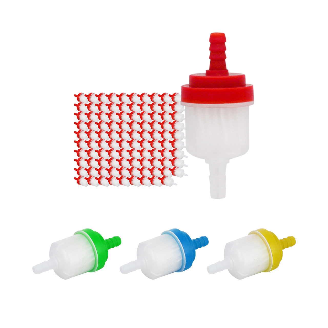 100 Filtro De Gasolina Para Motocicleta Universal Colores