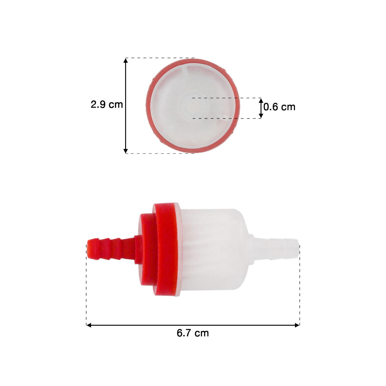 100 Filtro De Gasolina Para Motocicleta Universal Colores