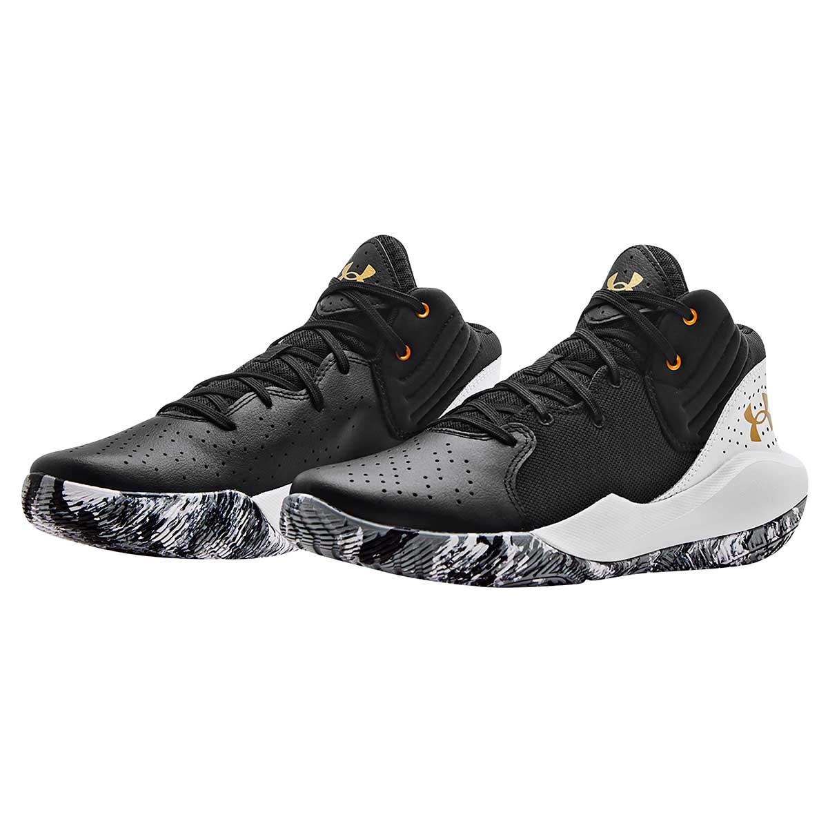 Tenis Under Armour Jet 21 Negro/Blanco Basketball Hombre
