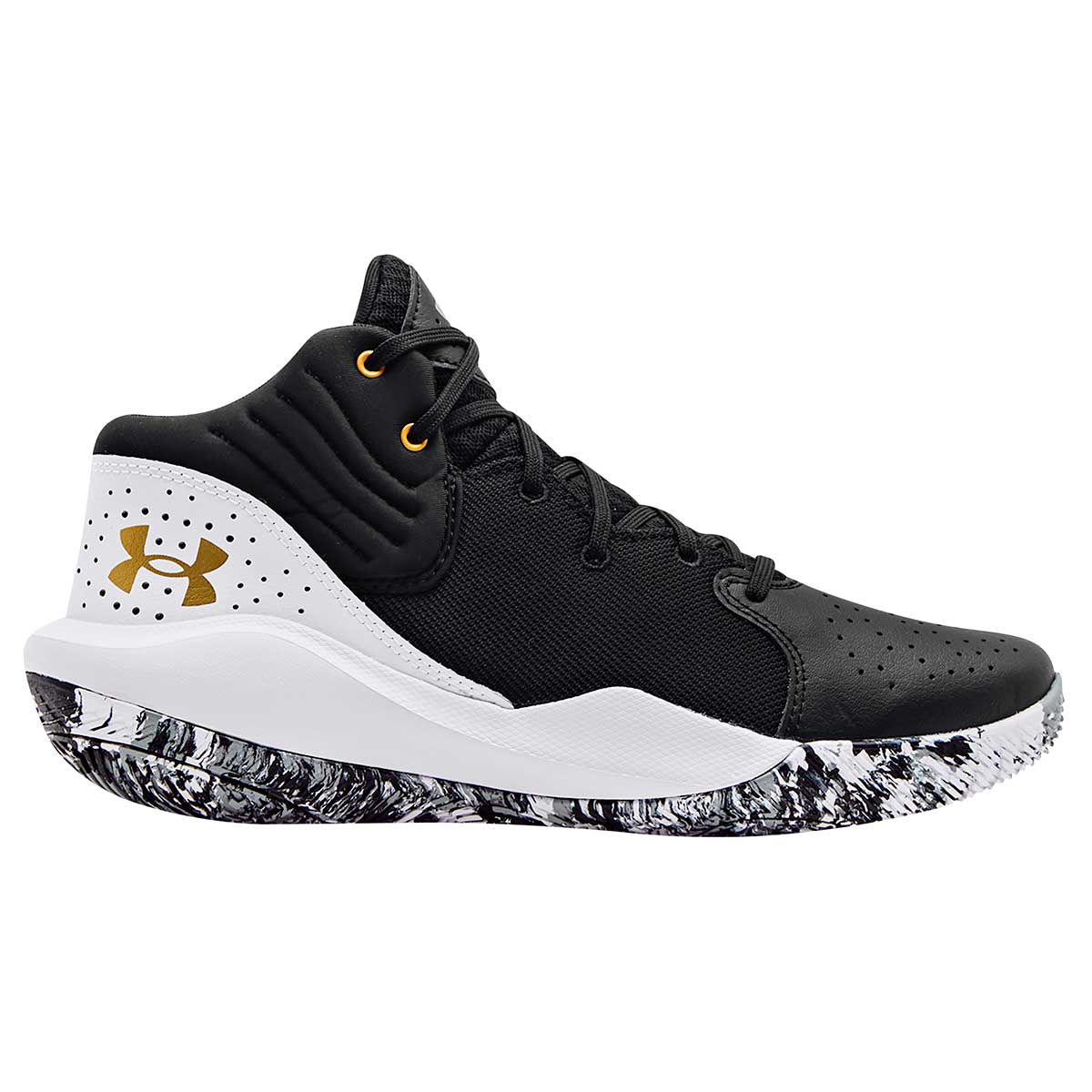 Tenis Under Armour Jet 21 Negro/Blanco Basketball Hombre