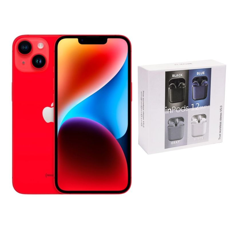 Apple iPhone 14 Plus - 128GB - Rojo - Chip A15 Bionic