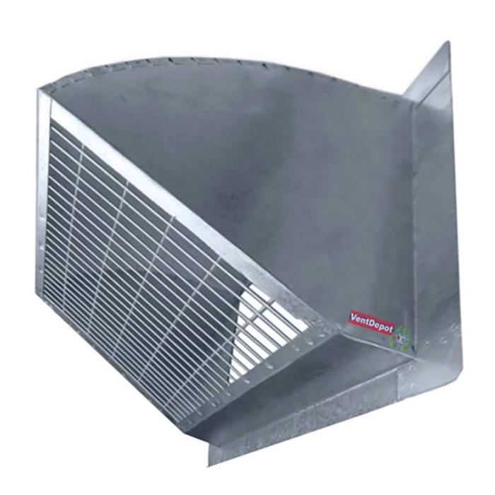 Gorros protectores de lluvia MXAHR-045 94x94" Galvanizado C,16Malla Electrosoldada Inclinación 90 Gorro cubre lluvia AxiHurricane