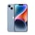 iPhone 14 128GB Azul Desbloqueado E-SIM + Audífonos Genéricos