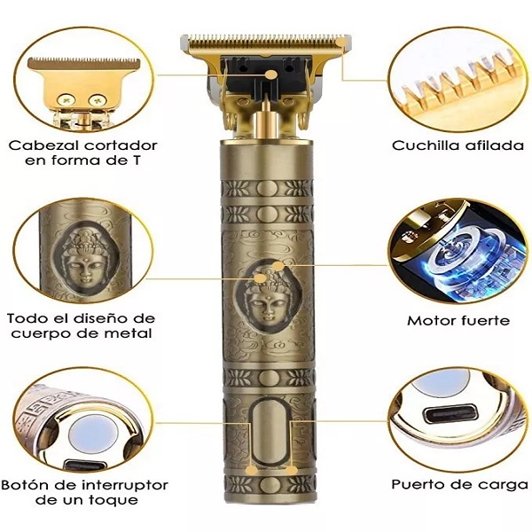 Máquina Para Cortar Cabello Cortadora De Cabello Trimmer Pro