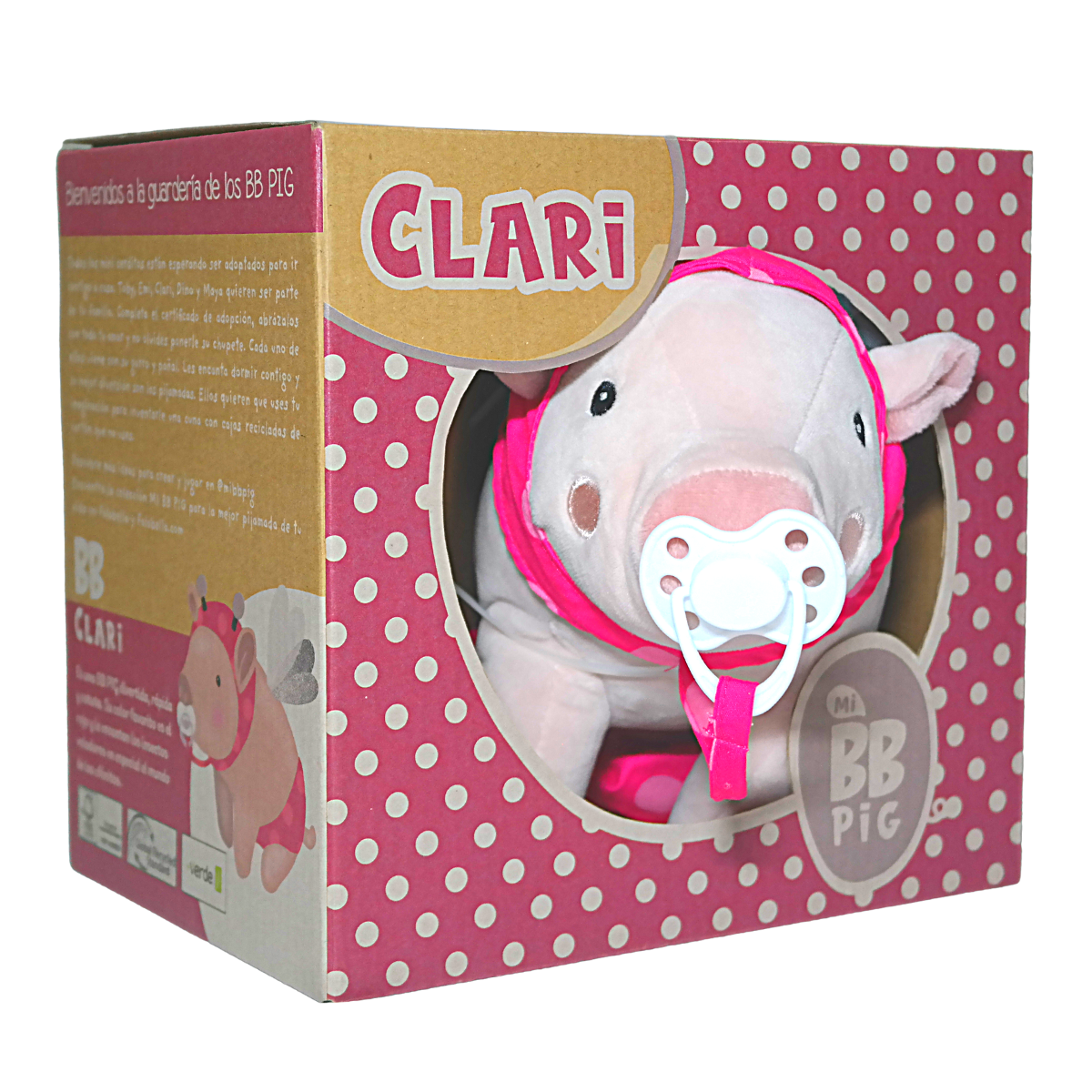 Peluche Cerdito Mascota Bebe Pig Clari
