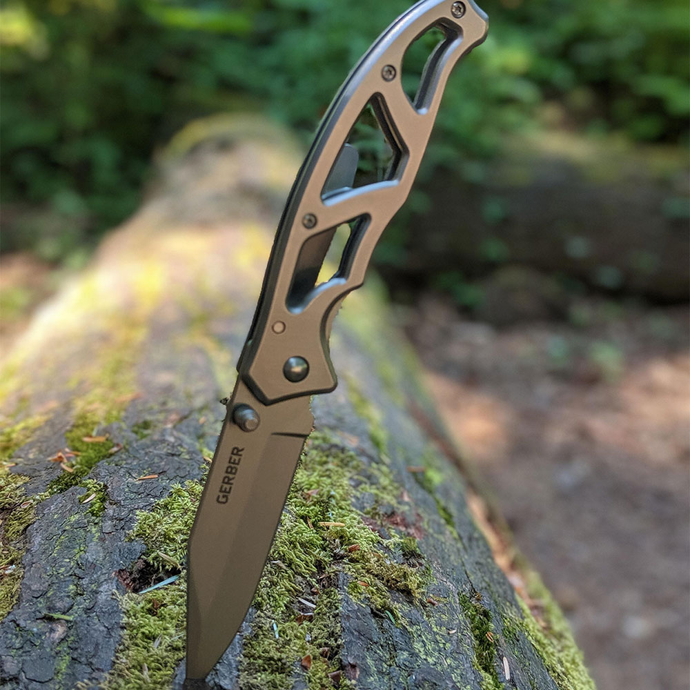 Navaja Combinada PARAFRAME II Plata Gerber