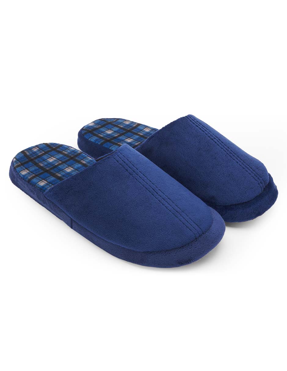 Perezozaz - Pantuflas de Caballero / Hombre - Diseño Azul