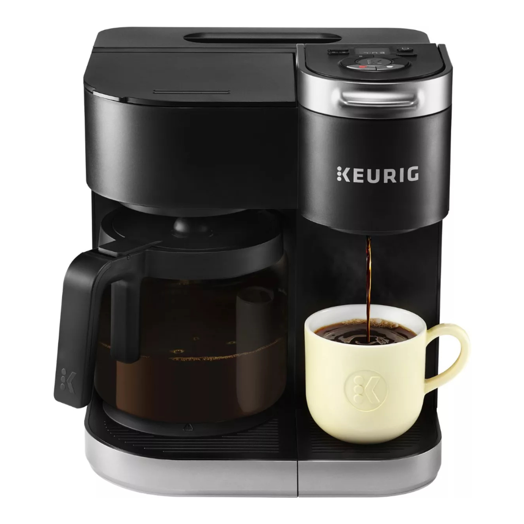 Cafetera Keurig K-duo 12 Tazas Cafe Molido K-cup De Cápsulas