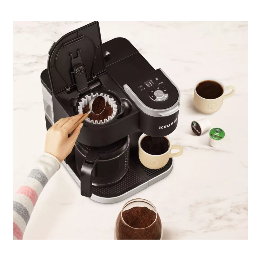 Cafetera Keurig K-duo 12 Tazas Cafe Molido K-cup De Cápsulas