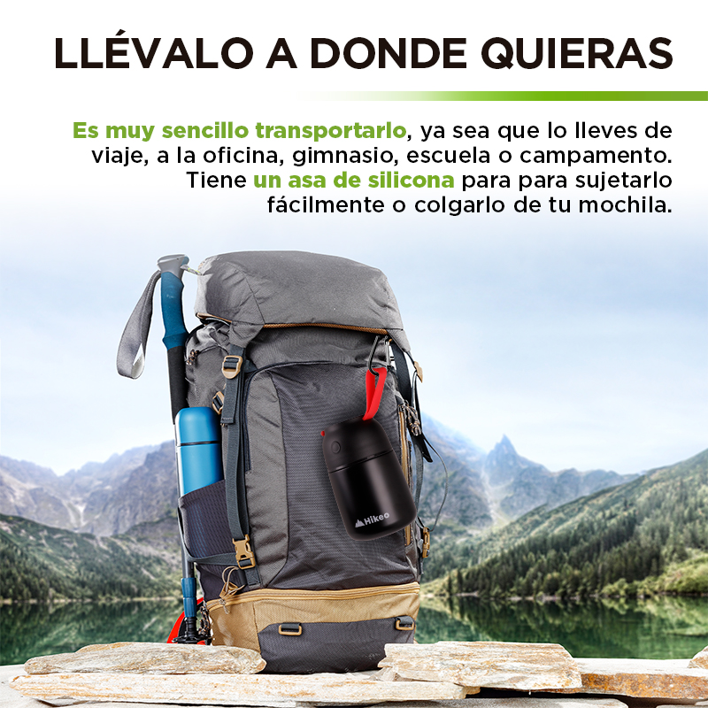 Termo de Acero Inoxidable para Comida y Sopa 628 ml Hikeo