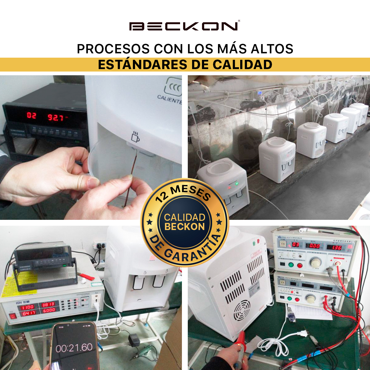 Dispensador de agua despachador eléctrico 2 funciones frío caliente de garrafón Beckon