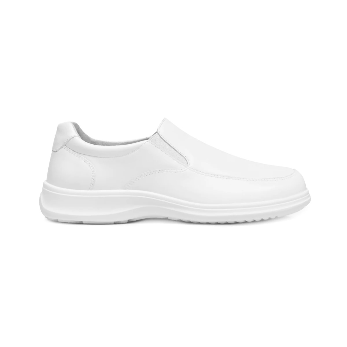 Zapato Hombre Flexi 63209 Clínico Confort Medico Piel Blanco
