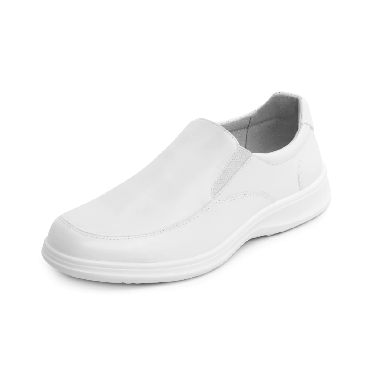 Zapato Hombre Flexi 63209 Clínico Confort Medico Piel Blanco