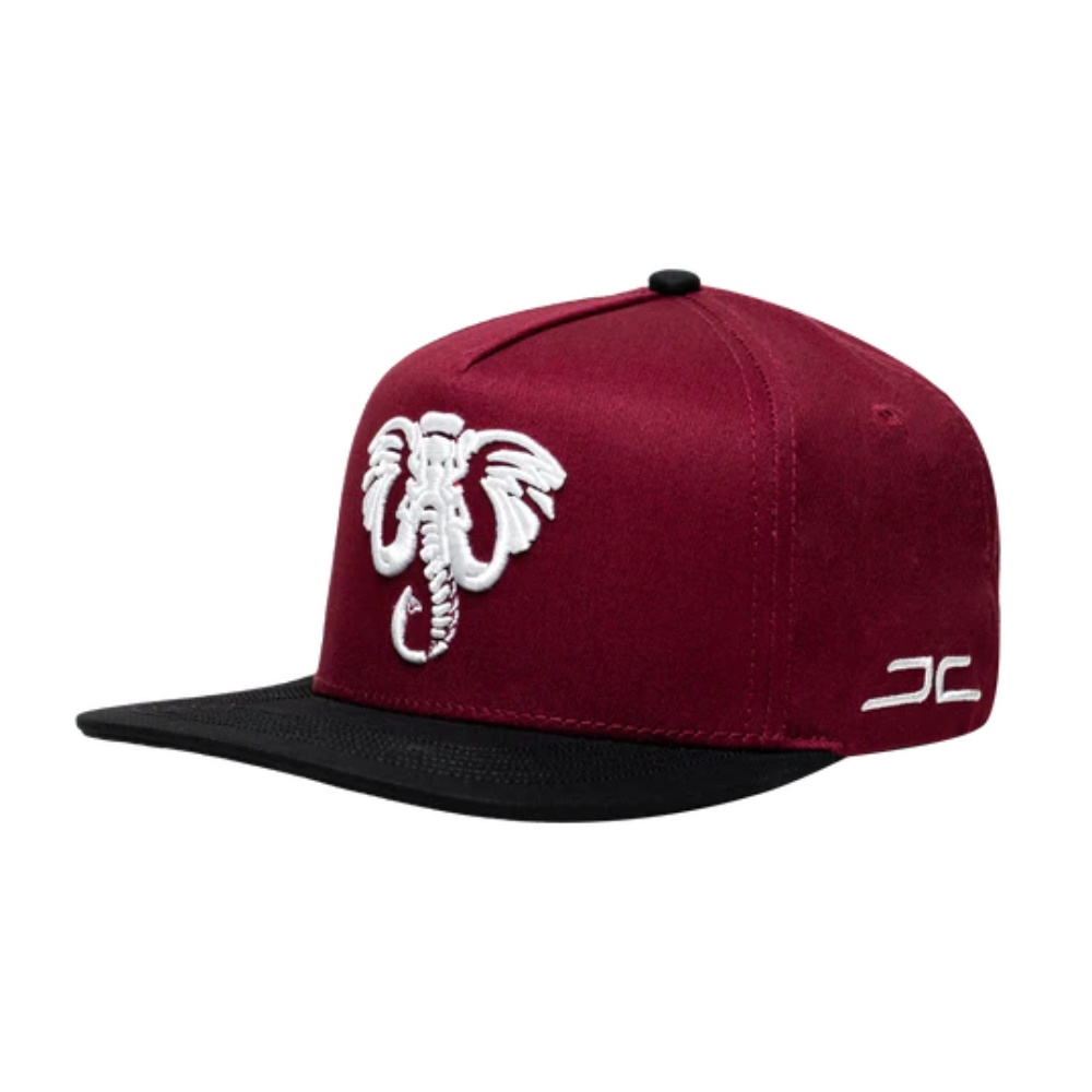 Gorra snapback JC Hats Elephant Burgandy unitalla vino unisex 001420