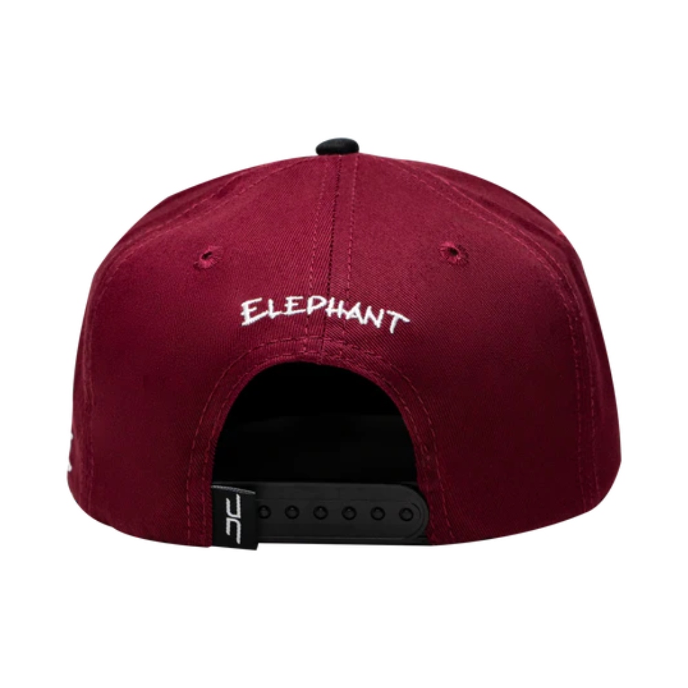 Gorra snapback JC Hats Elephant Burgandy unitalla vino unisex 001420