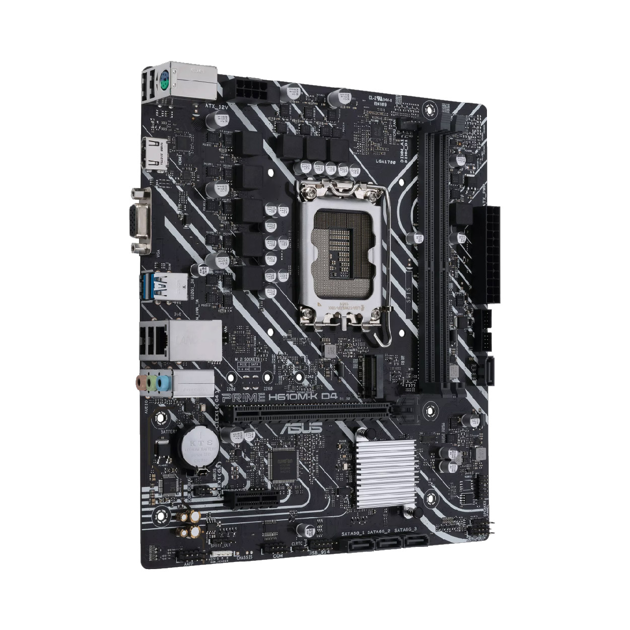 Tarjeta Madre Asus Prime PRIME H610M-K D4 Intel 12,13Th Gen Lga 1700 Matx