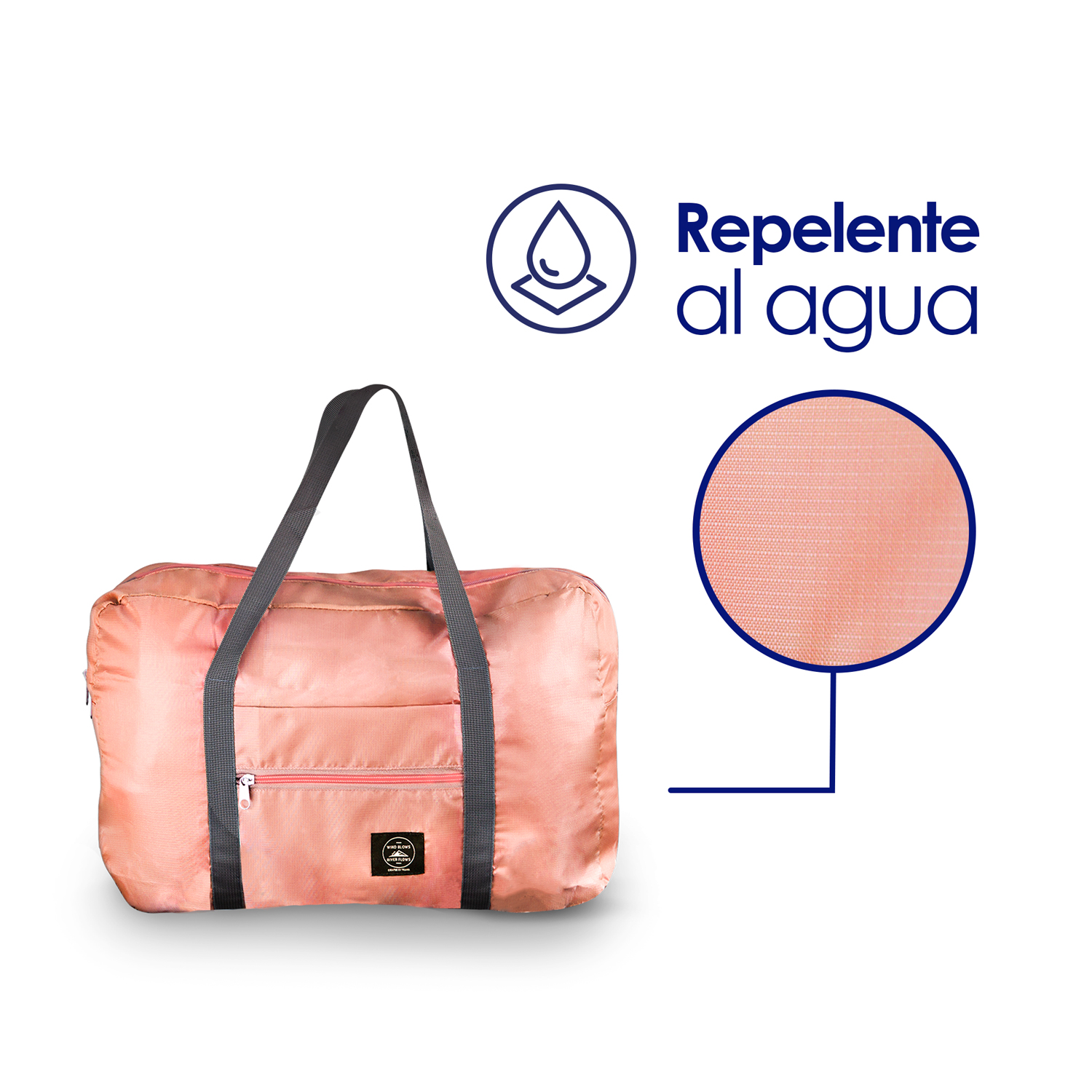 Maleta De Viaje Plegable Melón Bolsa de Mano para Avion o para Gym