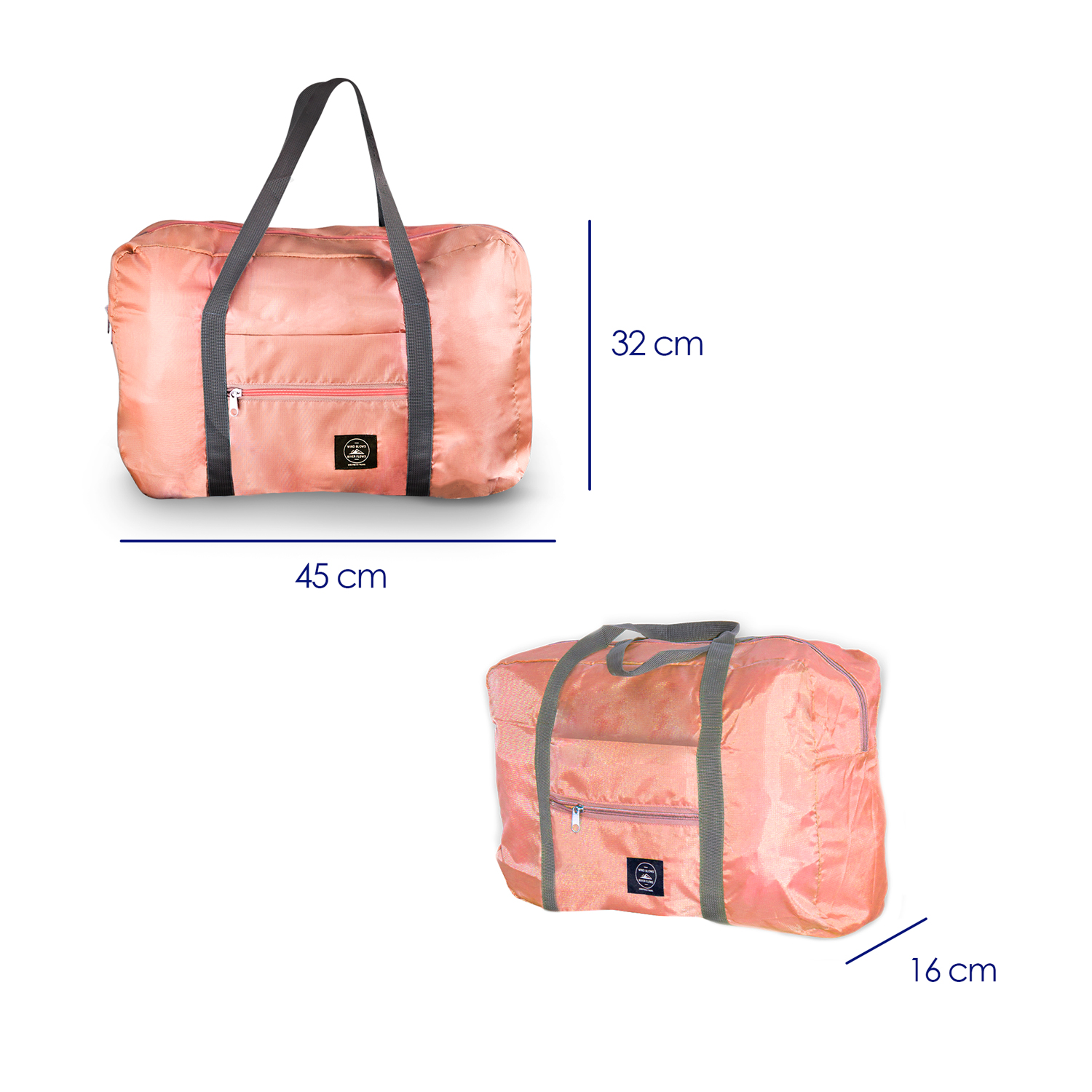 Maleta De Viaje Plegable Melón Bolsa de Mano para Avion o para Gym