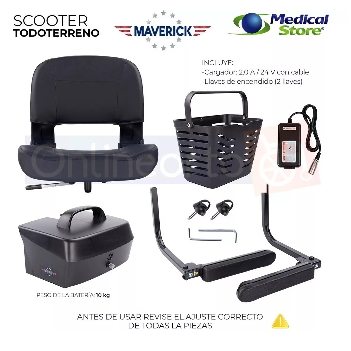 Silla De Ruedas Eléctrica 4 Ruedas Medical Store Scooter Todoterreno