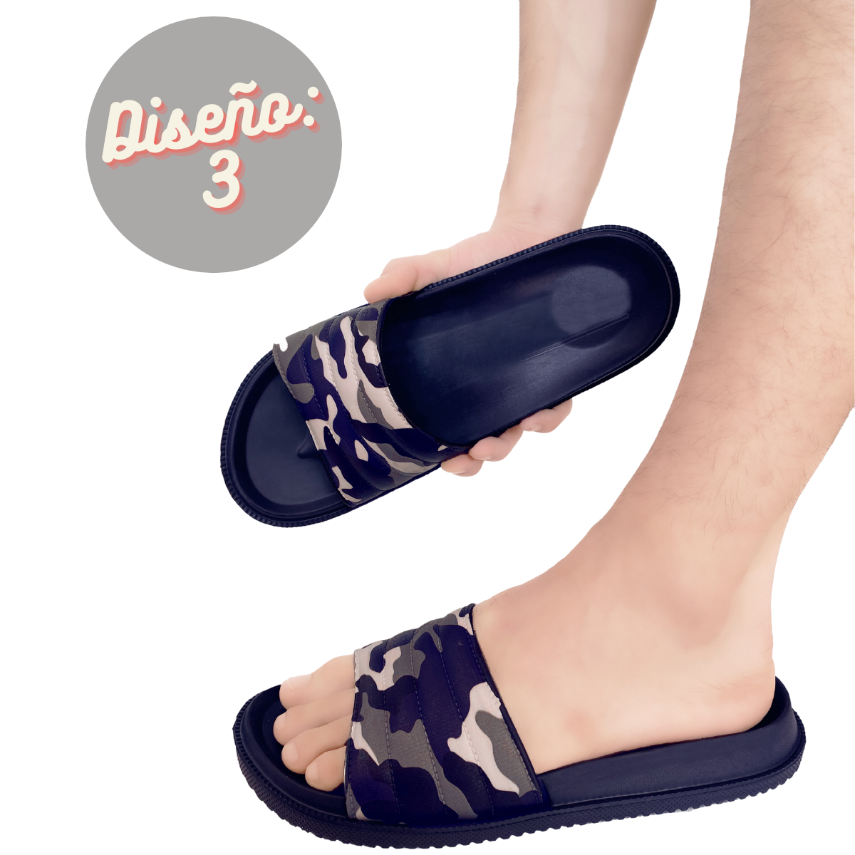 Sandalias Hombre Antideslizante Impermeables Chancla Alberca