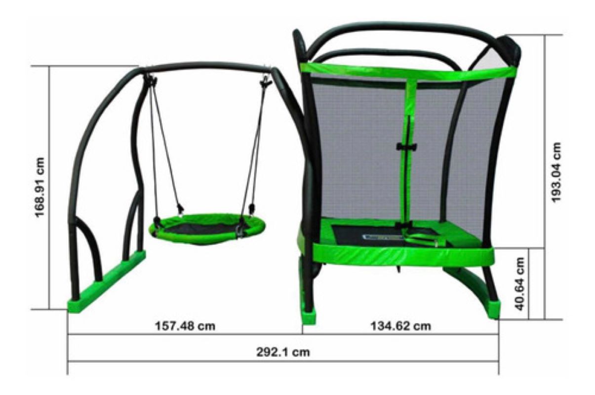 Trampolin Infantil My 1st trampoline 980042347 con Columpio