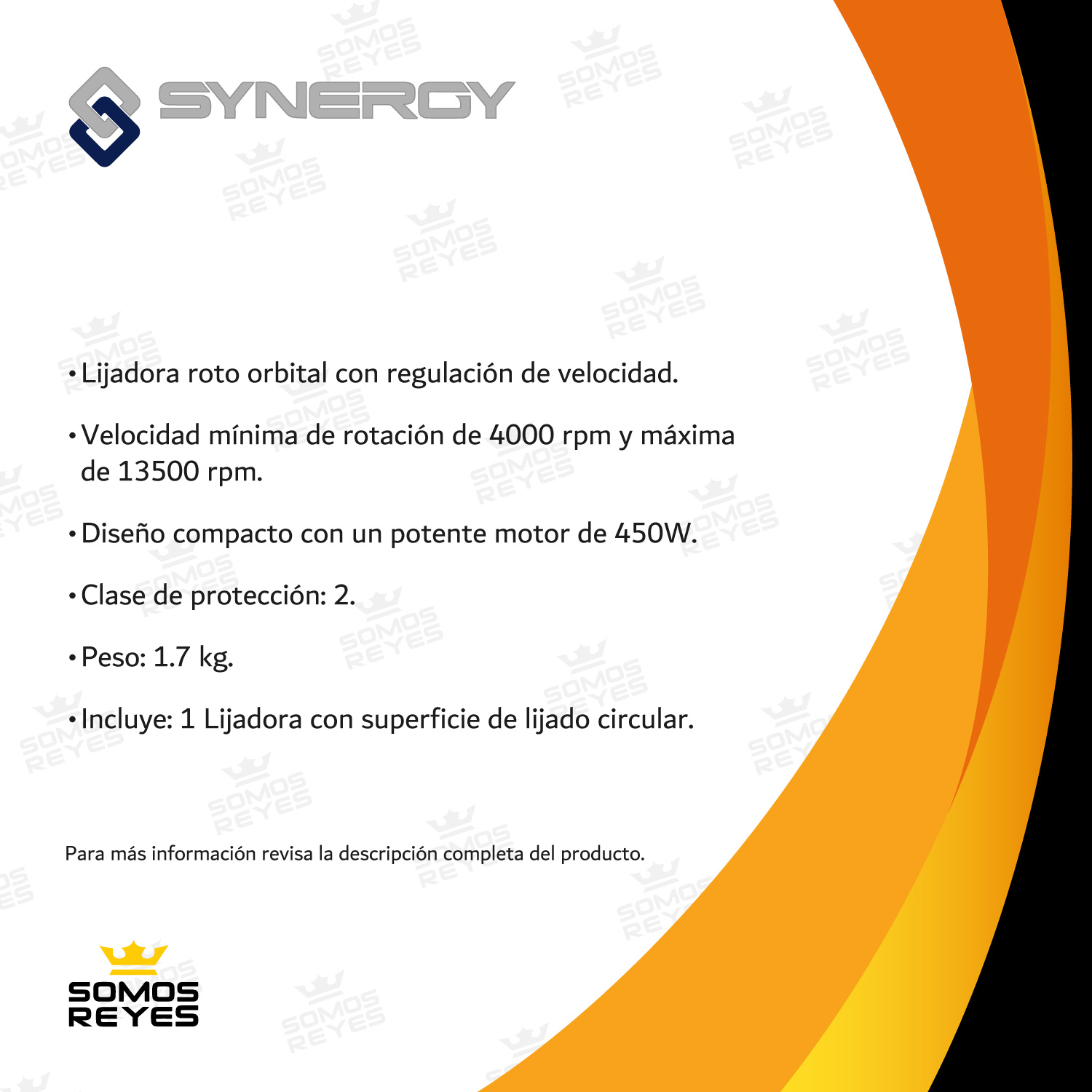 Lijadora Roto Orbital Profesional Electrica 450w 120v Neo 