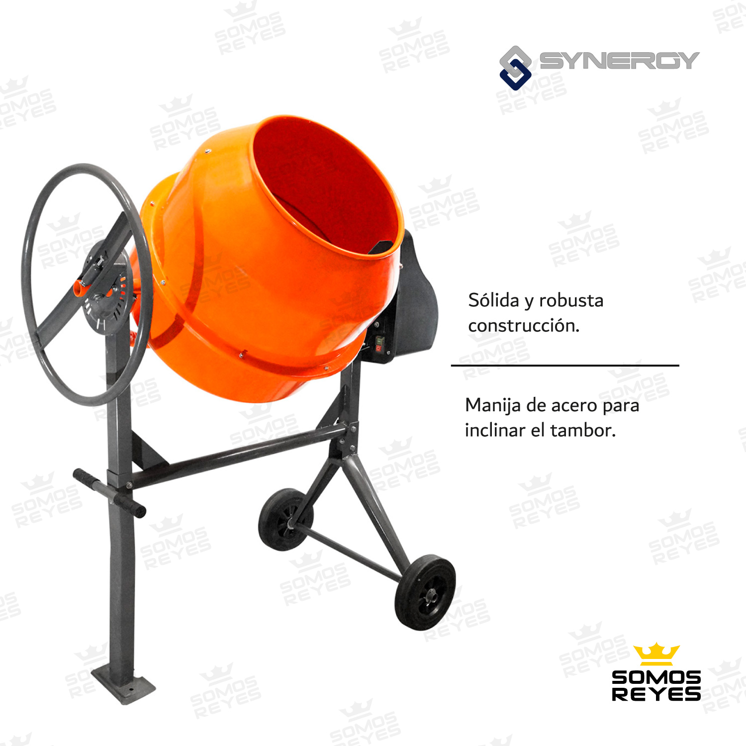 Revolvedora De Cemento Electrica Mezcladora Tambor 155l 1hp 