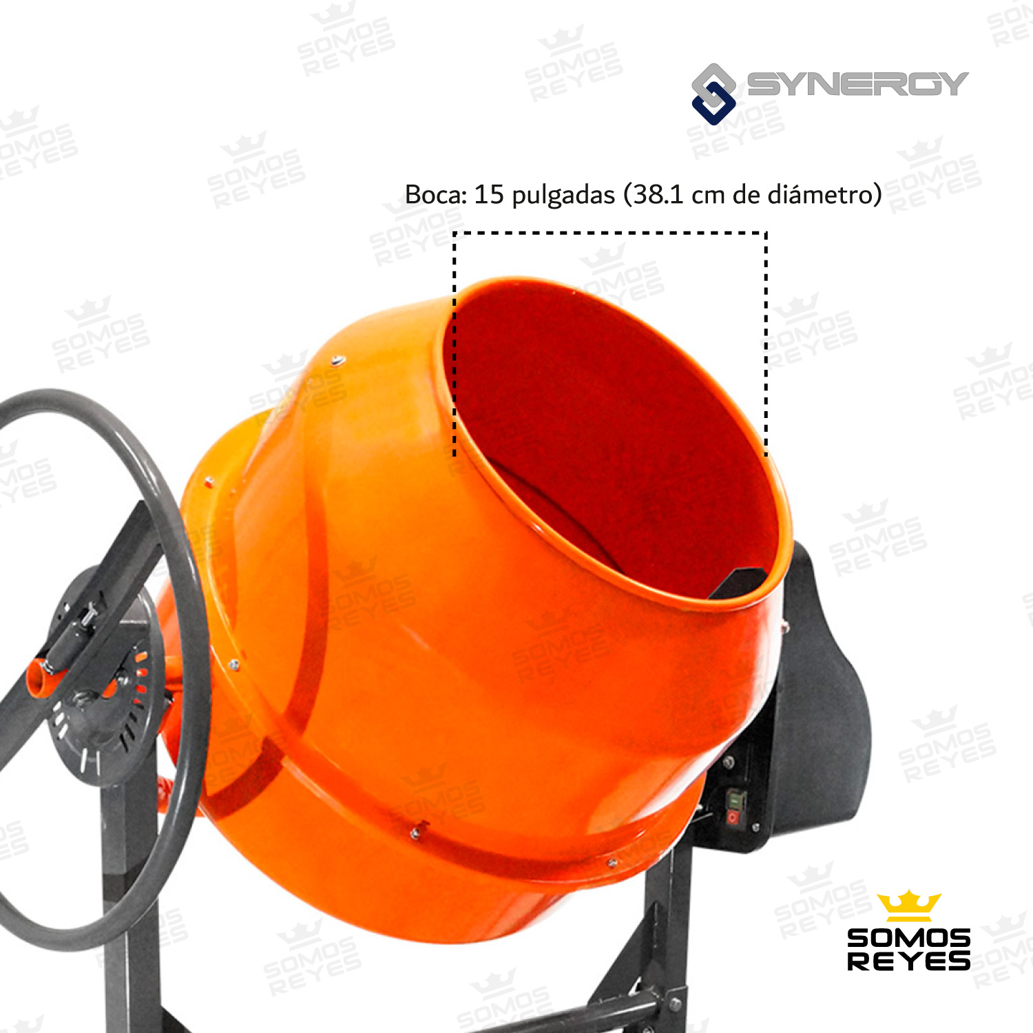 Revolvedora De Cemento Electrica Mezcladora Tambor 155l 1hp 