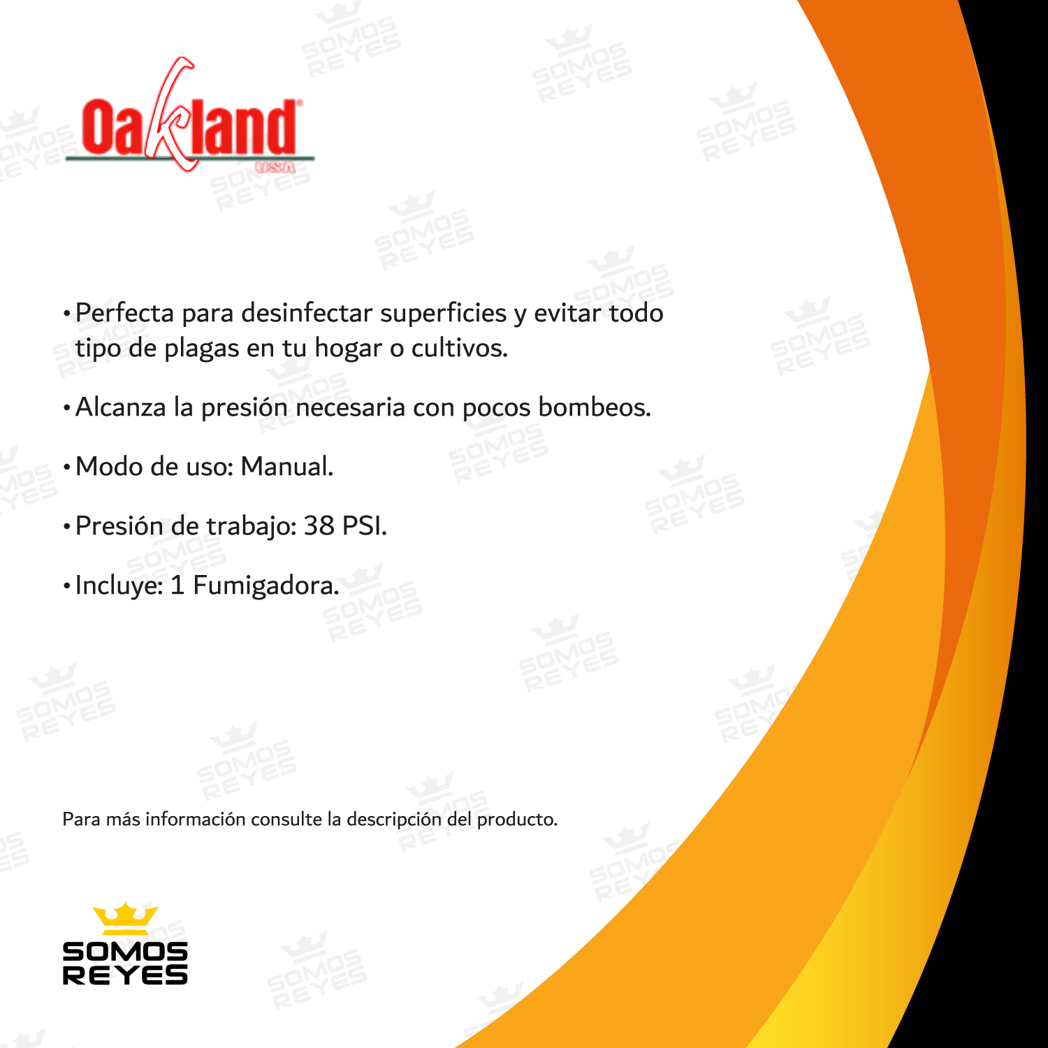 Bomba Manual Para Fumigar O Sanitizar De 8 Litros Oakland