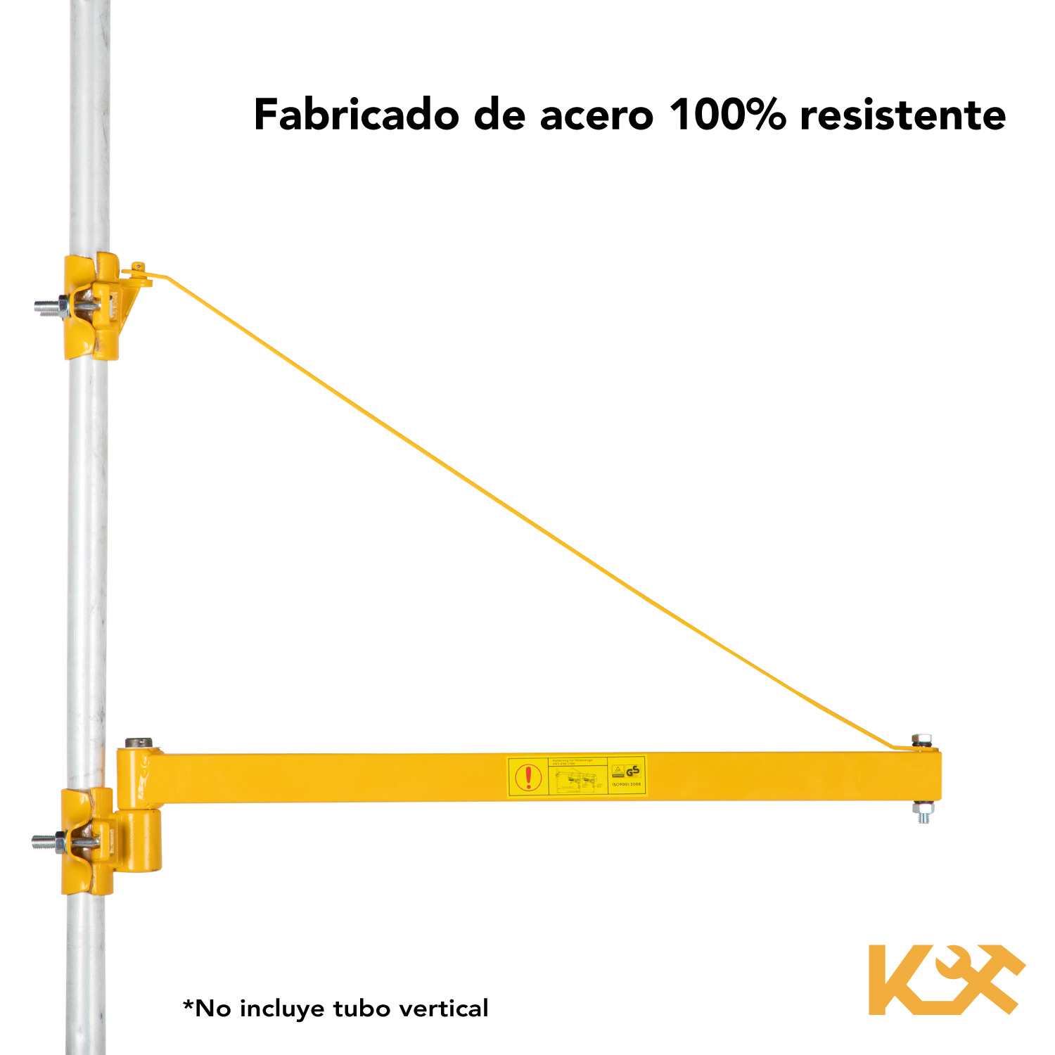 Soporte P/ Colocar Polipasto Con Giro De 180 1000 Kg 75 Cm 
