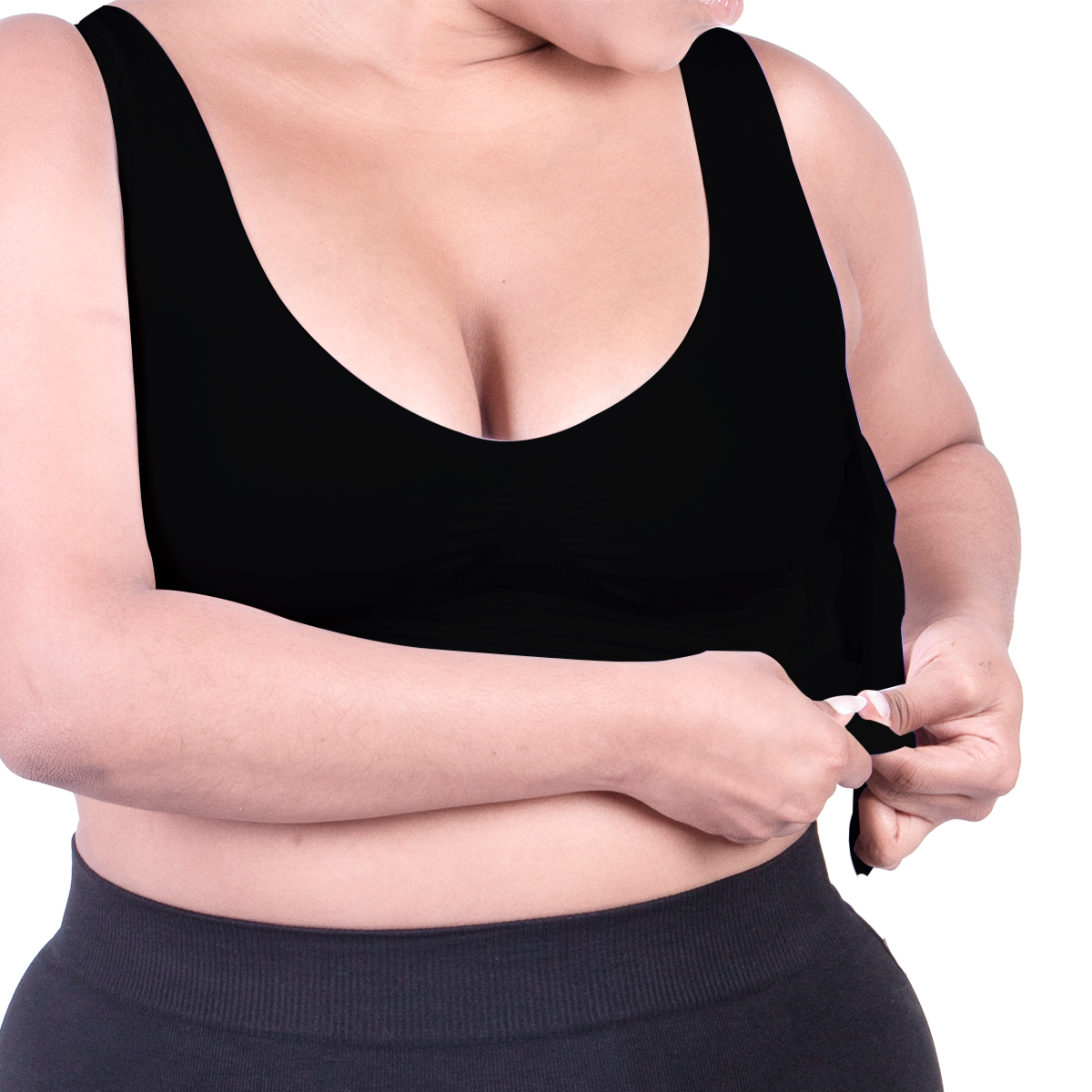 Brasier Push Up Sin Varillas Set de 3 piezas con soporte para busto y Control de rollos en laterales Passion Wear Bra elaborado en tejido Seamless