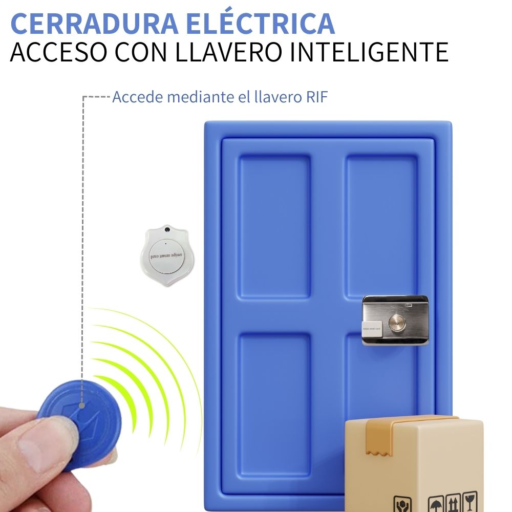 Chapa Cerradura Inalámbrica Electrica Inteligente Rdif JM874