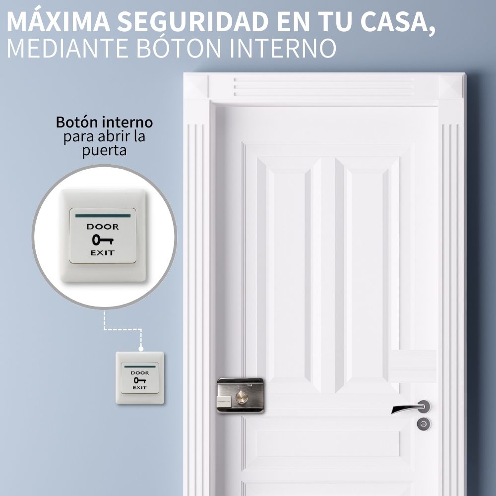 Chapa Cerradura Inalámbrica Electrica Inteligente Rdif JM874