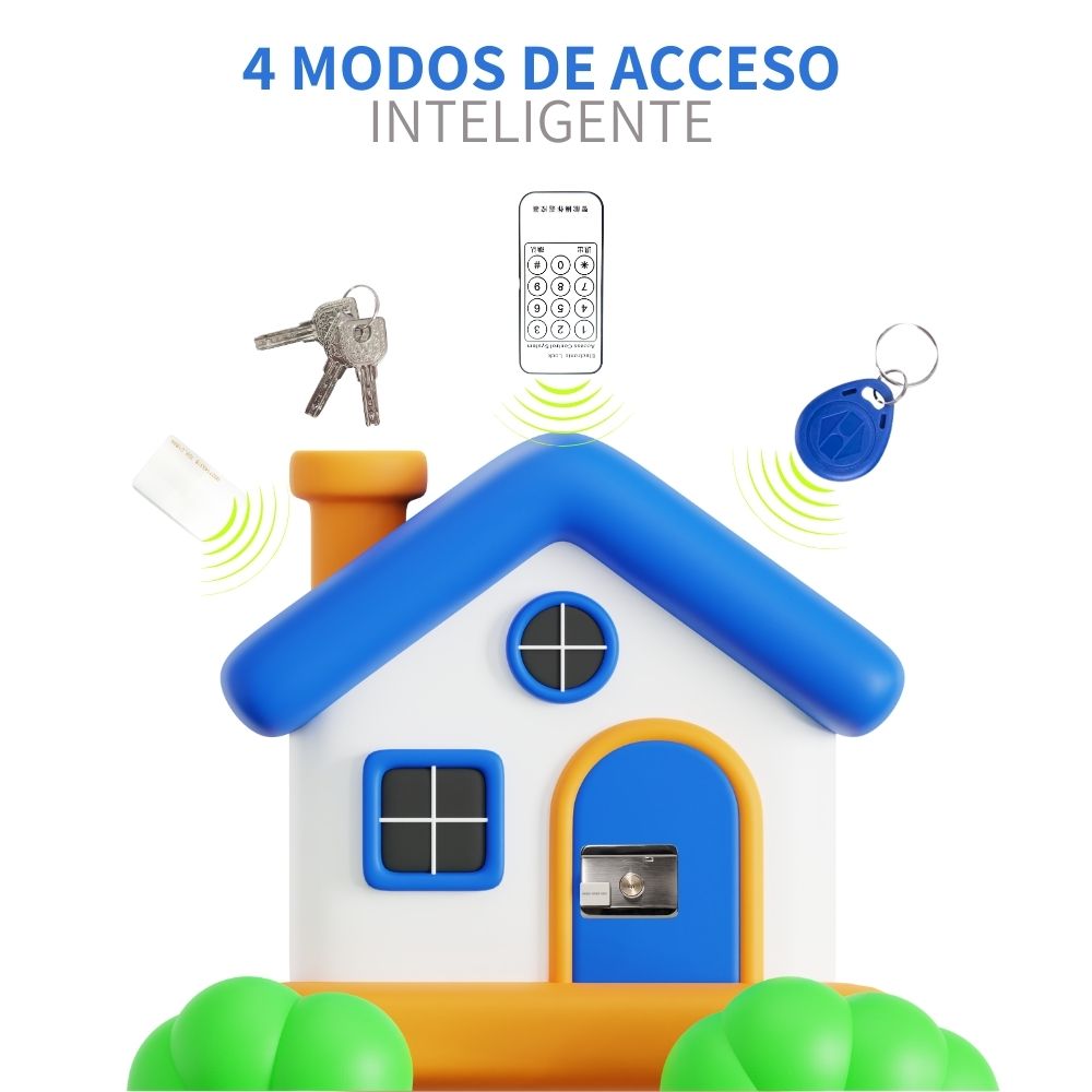 Chapa Cerradura Inalámbrica Electrica Inteligente Rdif JM874