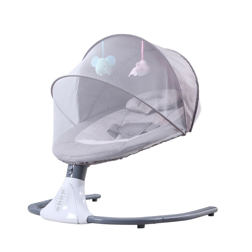 Columpio Mecedora Electrica Para Bebe Mosquitero Cuna Moises