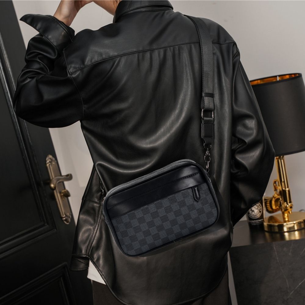 Bolso Bandolera Crossbody Impermeable Casual Cuero Sintético