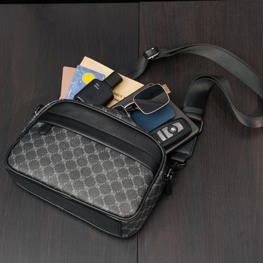 Bolso Bandolera Crossbody Impermeable Casual Cuero Sintético